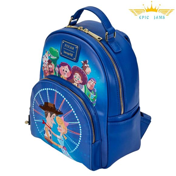 Loungefly Disney Pixar Toy Story Ferris Wheel Movie Moment Woody Mini Backpack main image 6
